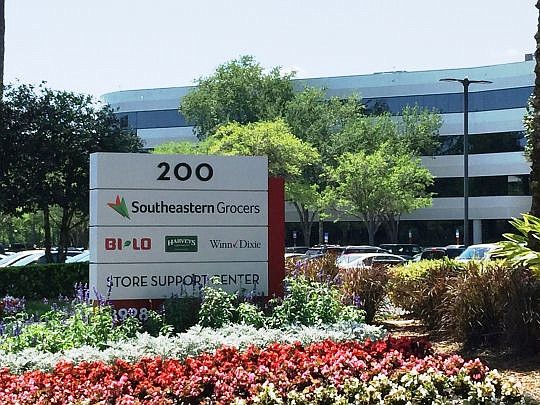 Southeastern Grocers LLC moved last week from West Jacksonville to the Prominence office park in Baymeadows, where it leases Building 200.