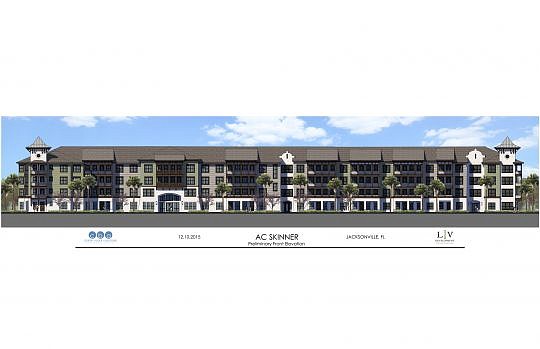 LIV Development will build the 260-unit Portiva along A.C. Skinner Parkway.