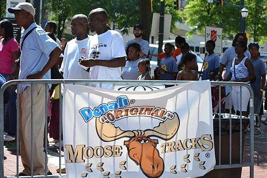 Denali Flavors will be giving away scoops of Moose Tracks Ice Cream Monday at Hemming Park. At $1 per scoop given away, the company will donate up to $10,000 to The Salvation Army of Northeast Florida.