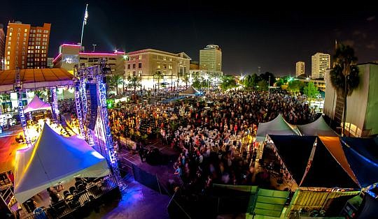 The Jacksonville Jazz Festival returned to the urban core this past weekend after two years along East Bay Street. Thousands of fans gathered at the Swingin' Stage presented by the Jacksonville Aviation Authority at Adams and Ocean streets.