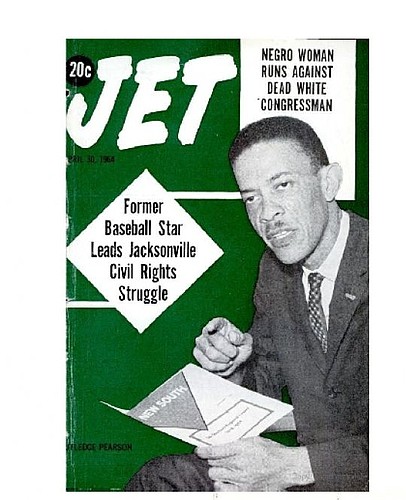 Jacksonville civil rights leader Rutledge Pearson was featured on the cover of Jet magazine.