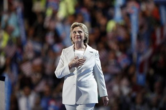 Hillary Clinton accepted the Democratic Party's nomination for president Thursday night.