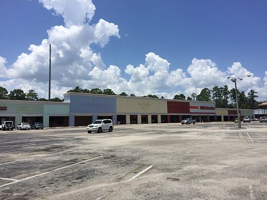 Work is underway to clear out some of the storefronts at Mandarin South Shopping Center.