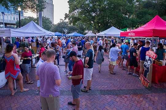 The second annual Hemming Park Beer Festival drew hundreds of people Downtown.