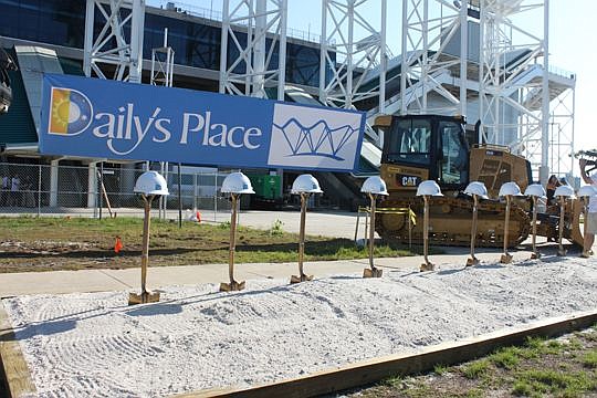 Shovels and hard hats are ready for the official groundbreaking.