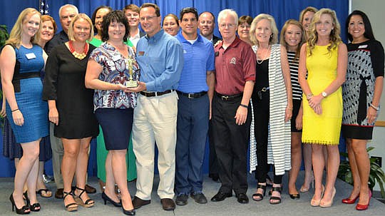 Representing NEFBA at the awards ceremony are Sales and Marketing Council members Alaina Record, Andie Patton, Ron Harris, Carrie Budds, Katrina Watkins, Janna Thomas, Chris Dostie, David Wakefield, Melissa Matthews, Tim Newman, Aaron Bacus, Jim Doyle...