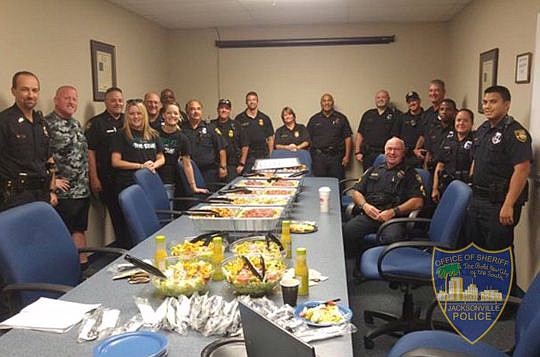 A taste of Italy for Jacksonville Sheriff's Office