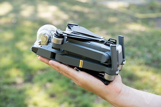 DJI's Mavic Pro, which is foldable, includes a full-featured 4K camera.