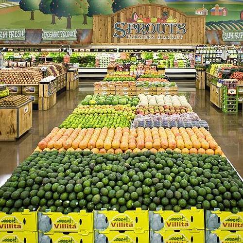Sprouts Farmers Market puts produce in the center of its stores. It will open in Tampa next spring and is expanding rapidly.