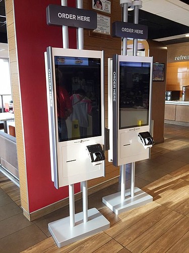 McDonald's is introducing kiosks and table service to its restaurants. One of the first kiosks in Jacksonville was installed during the summer at 909 Dunn Ave. It now is in use.