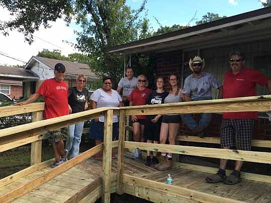 Builders Care, the charitable arm of the Northeast Florida Builders Association, focuses on building ramps and repairing roofs for residents in the area.