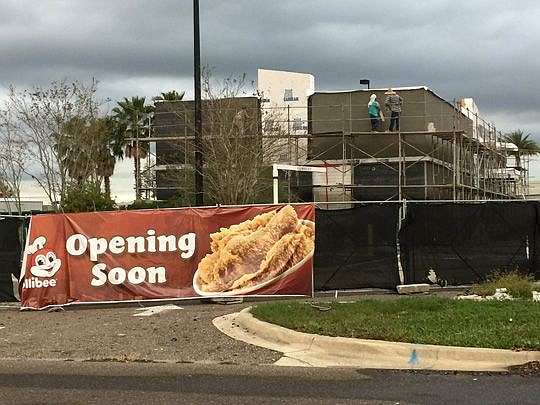 Accelerated Contractors LLC is renovating a former fast-food restaurant at Kernan Village for Jollibee, a Philippines-based chain.