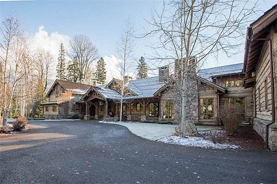 The Whitefish, Mont., ranch of Bill and Carol Foley is on the market for $26.7 million. It includes a main home, three guest cabins and a day cabin on 21 acres.