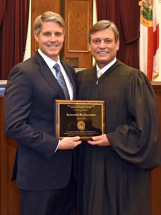 Pro bono spotlight Jacksonville Bar Association honored for 80 years