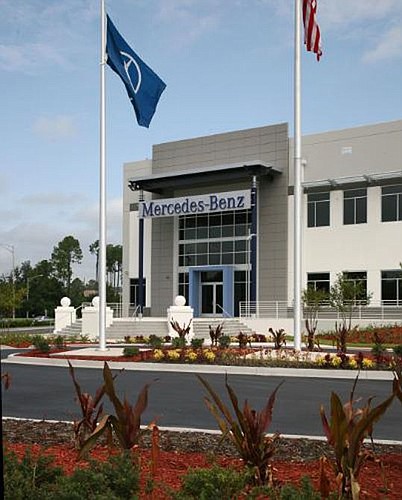 Mercedes-Benz is relocating an engineering division to its North Jacksonville center.