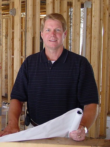 Mark Downing, who founded CornerStone Homes, stresses strong customer service for the business.