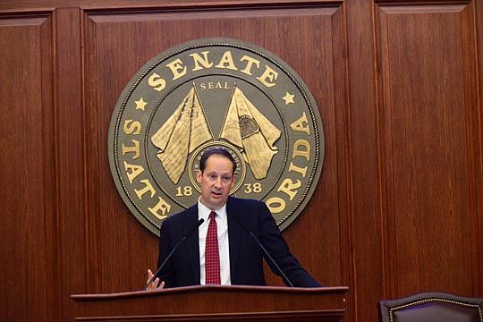 Senate President Joe Negron's priorities include revamping the higher education system and a $2.4 billion plan to try to ease polluted discharges from Lake Okeechobee.