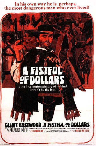 Clint Eastwood's motion picture debut, "A Fistful of Dollars" opened this week in 1967 at the Cedar Hills and Town &amp; Country theaters.