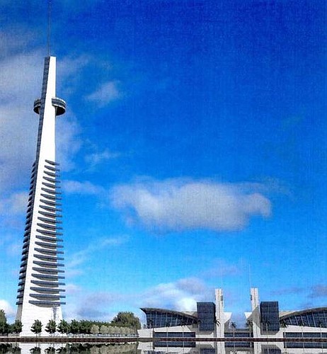 Texas-based Presidium Group is partnering with Killashee Investments for a proposal that includes a 1,000-foot Seaglass Tower and a convention center, according to WOKV.