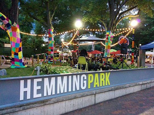 The Friends of Hemming Park received a six-month extension on its deal to run the park outside City Hall.