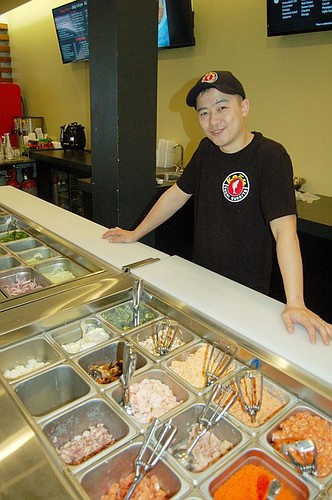 Kazu Sushi Burrito owner and sushi chef David Chen.