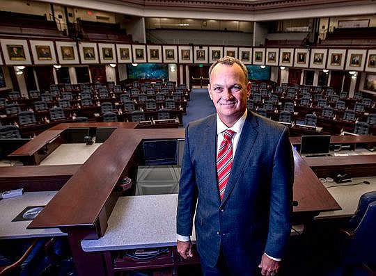 Florida House Speaker Richard Corcoran received his law degree from Regent University, a private Christian school in Virginia Beach, Va. He also served six years in the U.S. Naval Reserves.