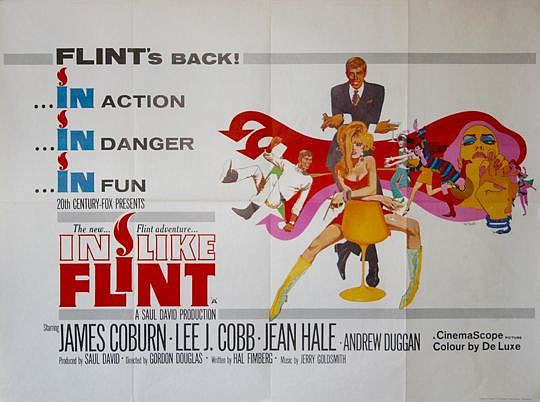 "In Like Flint," a satirical takeoff on the James Bond films that were popular in the 1960s, was showing at the Cedar Hills and Town &amp; Country theaters this week in 1967.