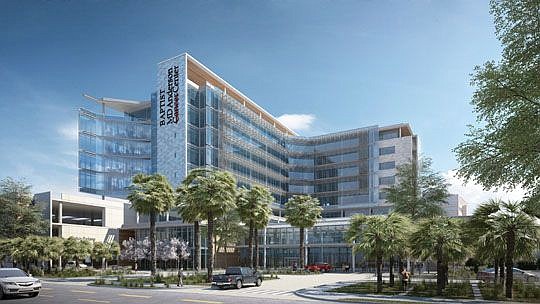 The Baptist MD Anderson Cancer Center is under development at Palm Avenue and San Marco Boulevard.