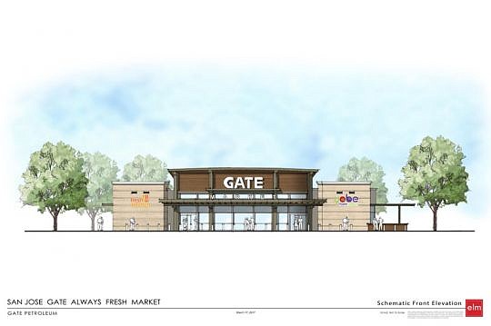Gate Petroleum Co. will demolish its store in front of its San Jose Boulevard headquarters and build a new one by year-end.