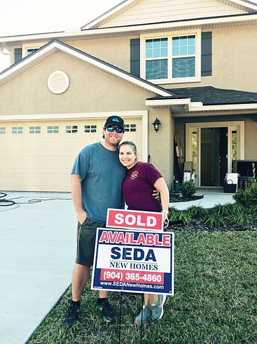 Thomas and Chelsie Richardson wanted new construction and settled on the Oceanway neighborhood.