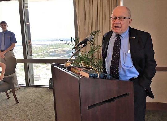 "You're not building a block house, you're there to tear it down," was one nugget of attorney F. Lee Bailey's advice to lawyers during his  "Cross-Examination: Art &amp; Science" presentation at The River Club on Friday.
