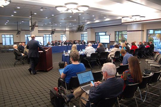 The Florida Court Technology Commission convened Thursday at the Duval County Courthouse. It was formed in 2010 to oversee, manage and direct the use of technology within the judicial branch under the direction of the state Supreme Court.