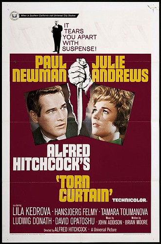At the movies: This week in 1967, Alfred Hitchcock's "Torn Curtain, a Cold War tale of international espionage, was on the screen at the Imperial Theater, Downtown at 26 W. Forsyth St.
