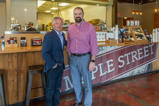 Maple Street Biscuit Co. co-founders Scott Moore and Gus Evans launched their first restaurant in 2012 after both sought their next careers.