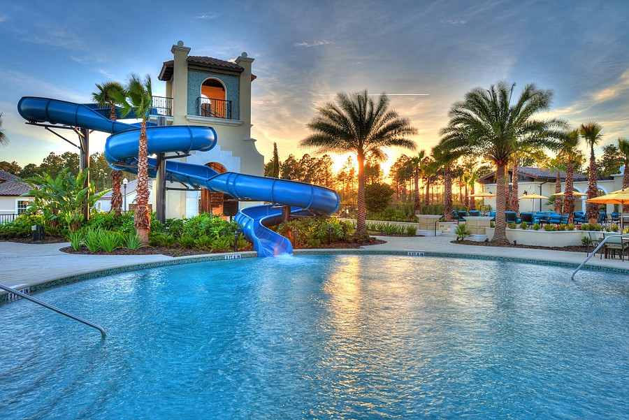 The pool at Tamyana, a planned community off Beach Boulevard midway between Kernan and Hodges boulevards.