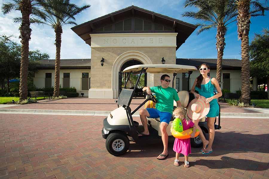 Nocatee developers are building designated golf-cart paths.