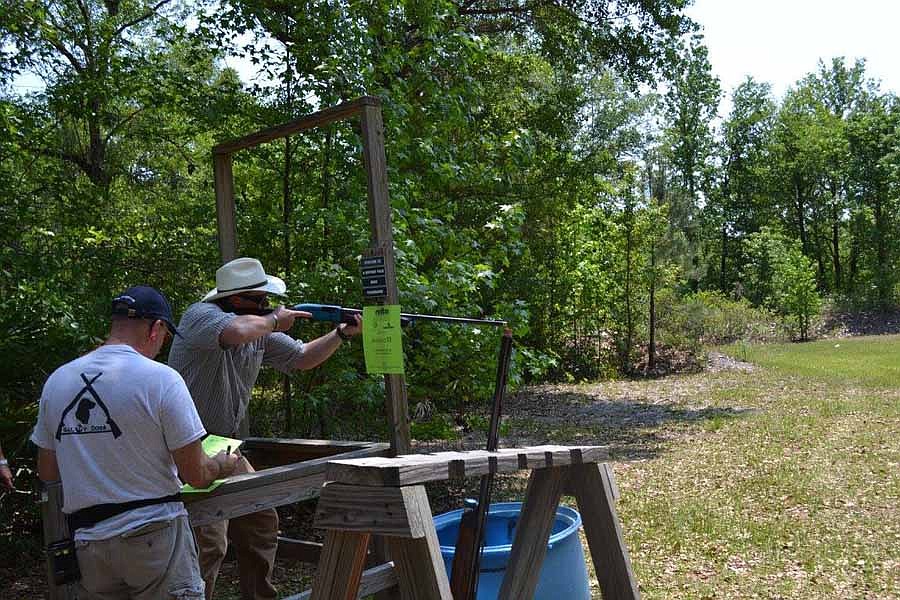 Daniel Blanchard, past NEFBA president, takes aim.