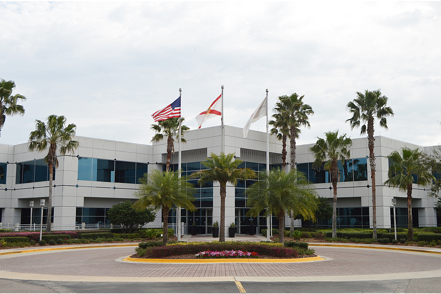 The Johnson & Johnson Vision plant at 7500 Centurion Parkway in Deerwood Park.