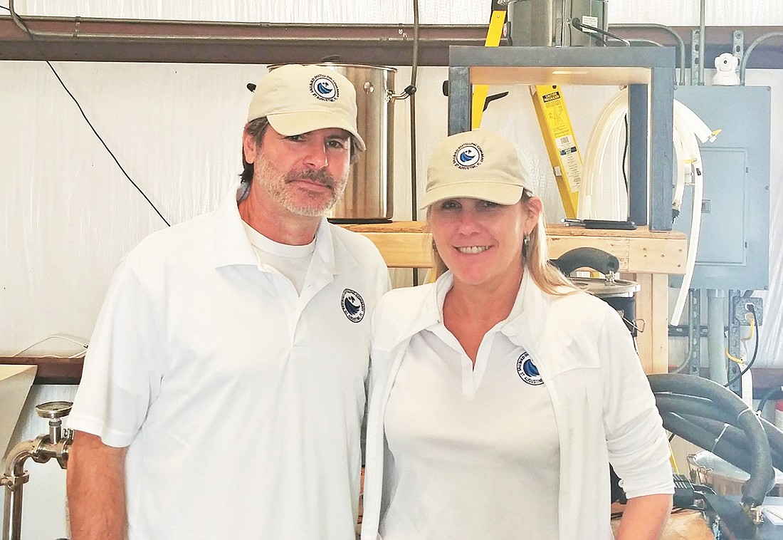 Brian and Susan Lieberman own Sailbird Distilling Co. The couple says so far they have invested about $25,000 in the project.