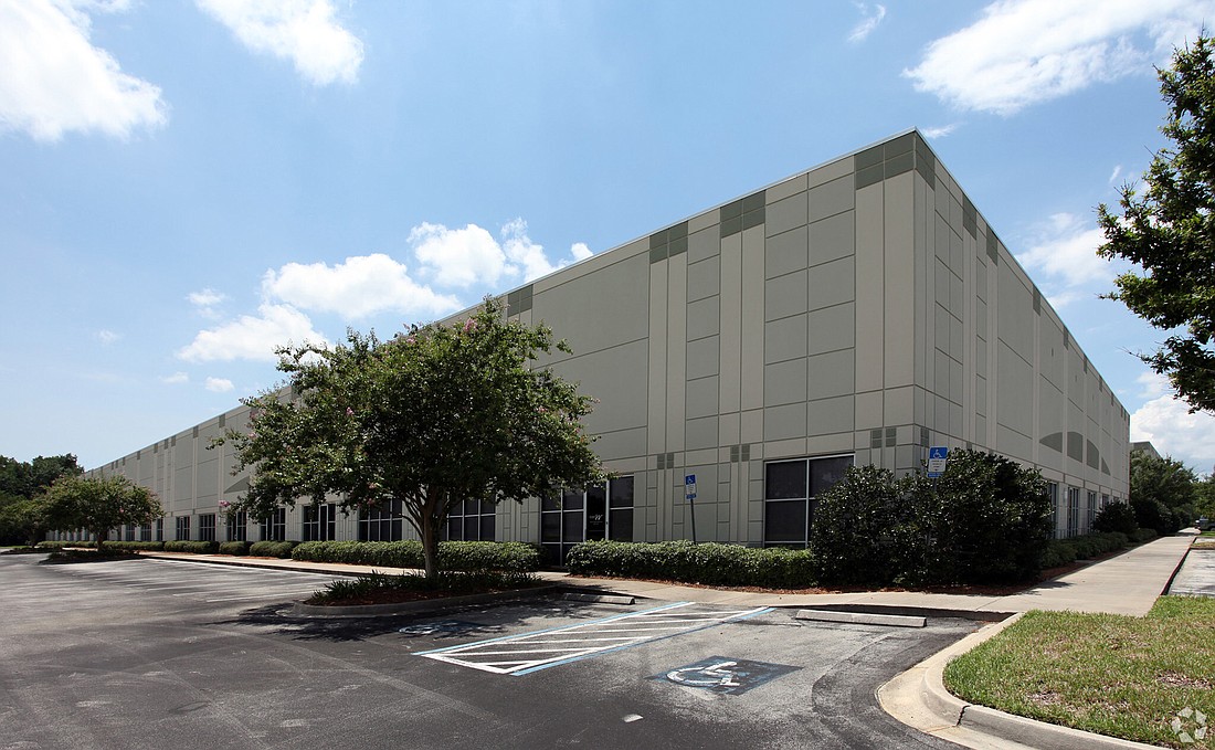 Office and flexible warehouse buildings at 6500 Bowden Road.