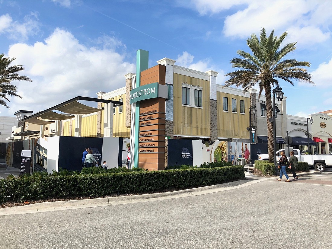 Construction and hiring continue for Tommy Bahama Marlin Bar at St. Johns Town Center.