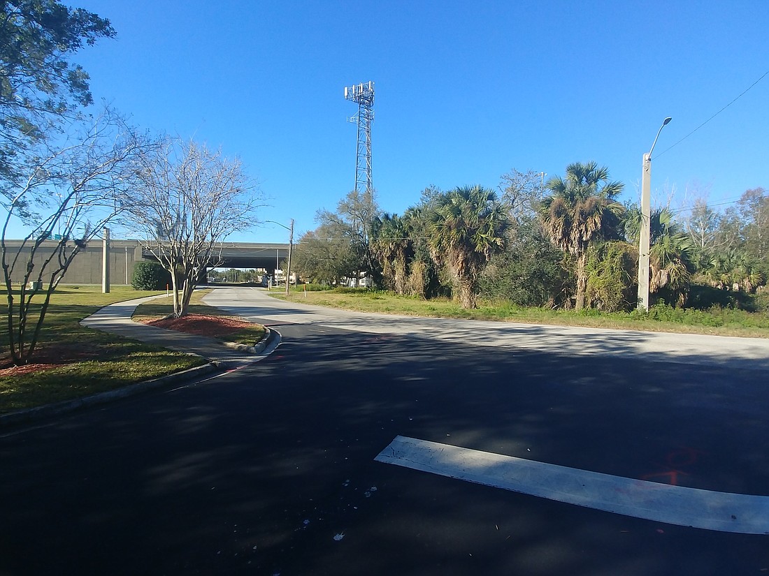 The property is on 3.8 undeveloped acres along Montana Avenue near WJXT TV-4.