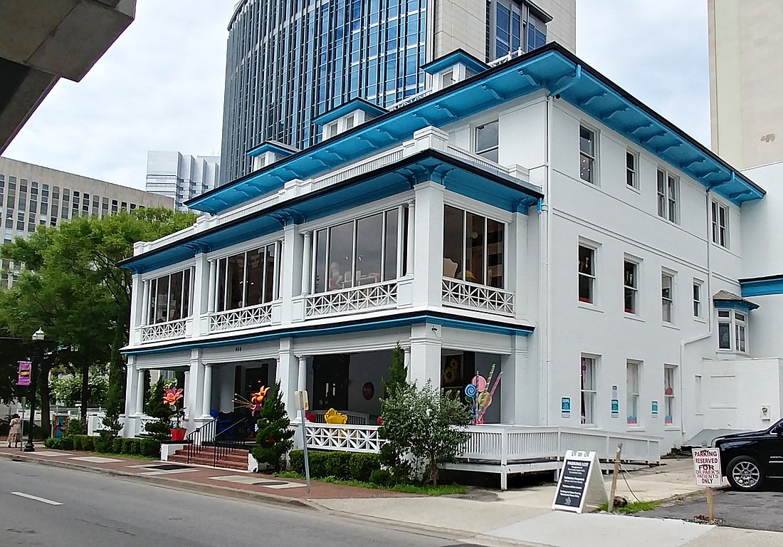 The historic Downtown Seminole Building at 400 N. Hogan St. is the home of Sweet Pete&#39;s candy shop and 10/Six Grille.