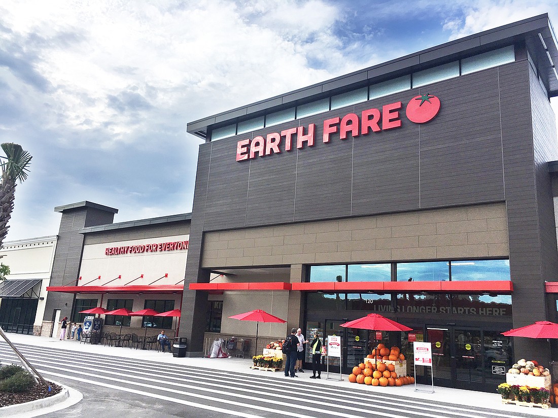 Earth Fare opened its 24,000-square-foot store at 120 Shops Blvd. in the Shoppes at St. Johns Parkway center off County Road 210 West in October.