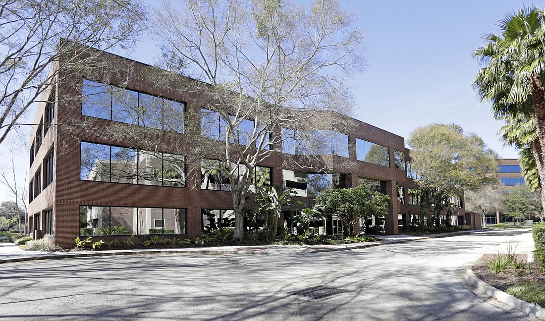 The office building at 8775 Baypine Road sold for $3.8 million.