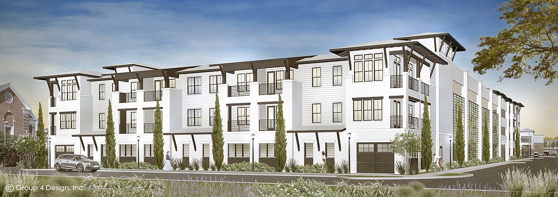 An artist&#39;s rendering of the Park Place at San Marco apartments.