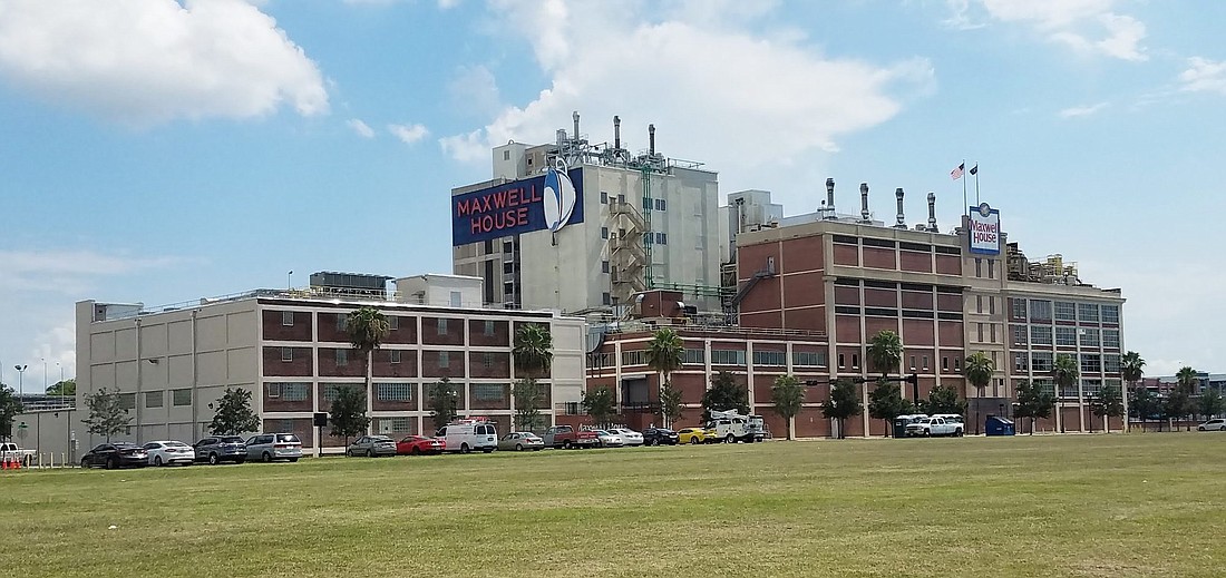 The Maxwell House plant at 735 E. Bay St. in Downtown Jacksonville employs about 200 workers.