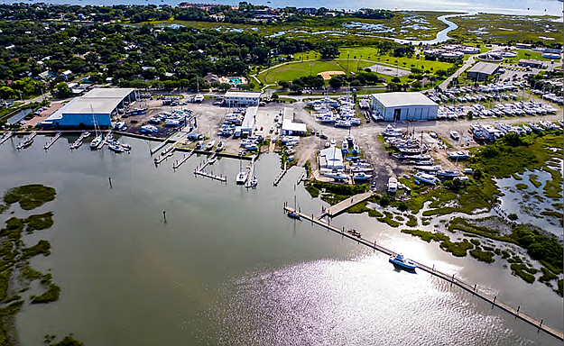 St. Augustine Shipyard and Beach Marine Marina.