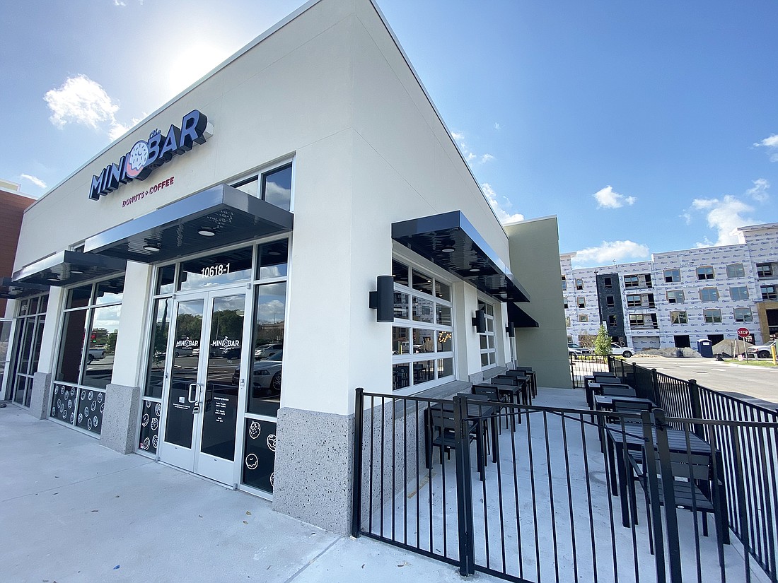 The Mini Bar is opening March 21 at 10618 Deerwood Park Blvd. in Gateway Village at Town Center.  Customers must place their orders online and can go inside only to pick them up.
