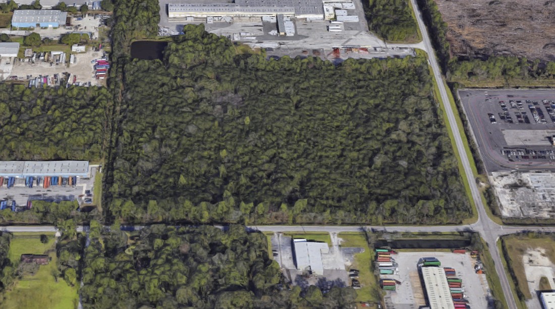 Lane Industrial Park is planned at northwest West 12th Street and Lane Avenue North in West Jacksonville. (Google)